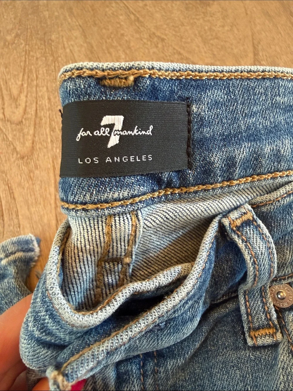 7 For All Mankind Light Blue Denim Jeans